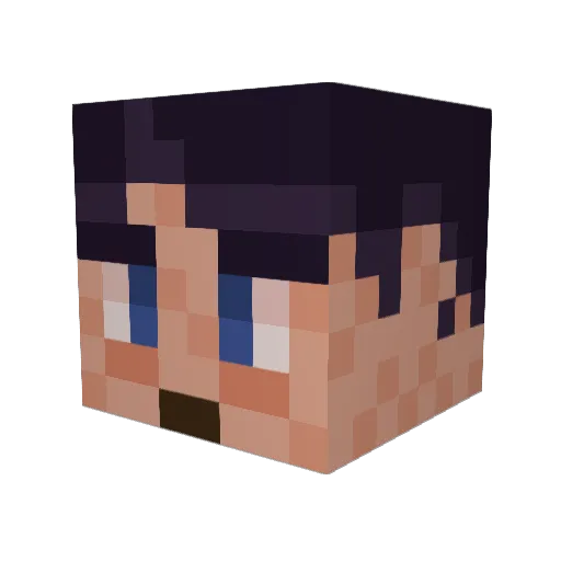 Graviton_Beam Minecraft avatar head, 3D render