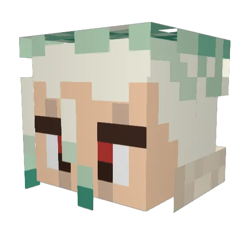 GravityShifter5 Minecraft avatar head, 3D render