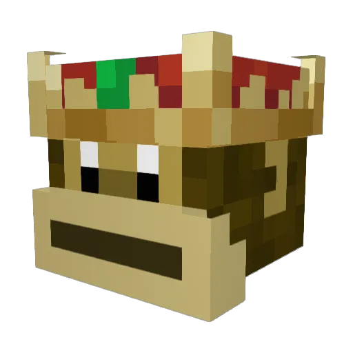 Gravy65 Minecraft avatar head, 3D render