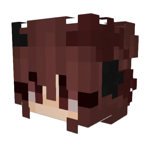 GrawrxD Minecraft avatar head, 3D render
