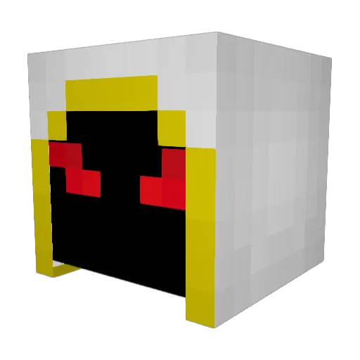GrayDogg15 Minecraft avatar head, 3D render
