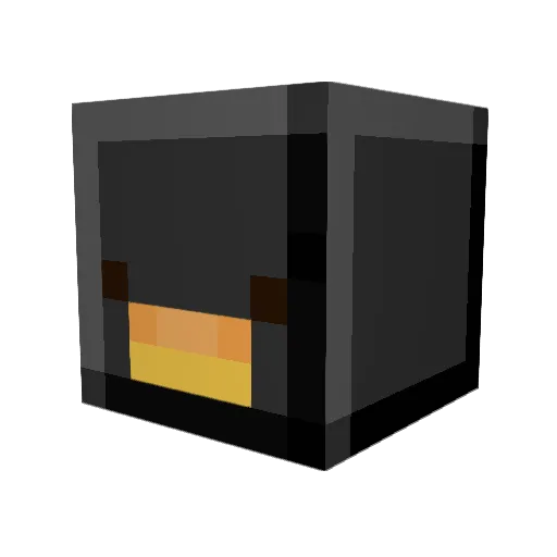GrayFox87 Minecraft avatar head, 3D render