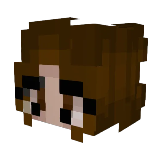 Gray_Shade Minecraft avatar head, 3D render