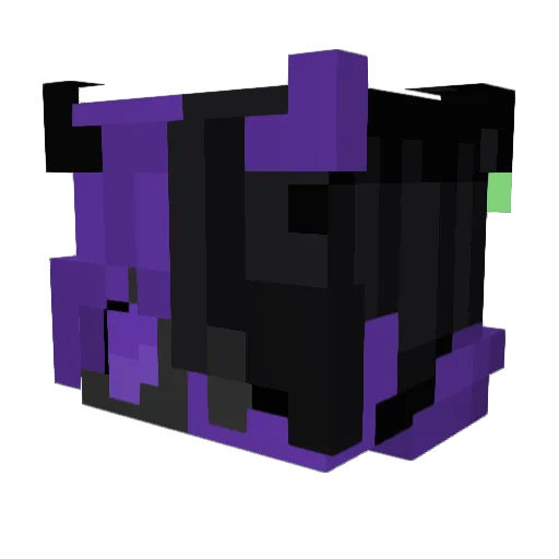 Graybytheway Minecraft avatar head, 3D render
