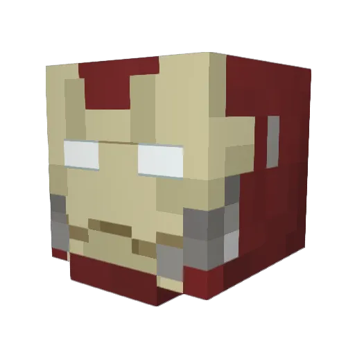 GraysonGGx Minecraft avatar head, 3D render