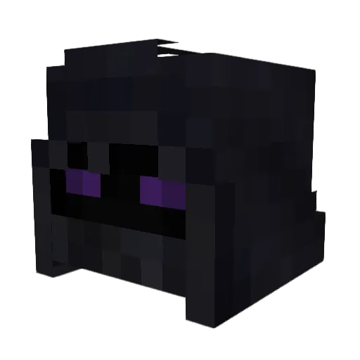 Grbn Minecraft avatar head, 3D render