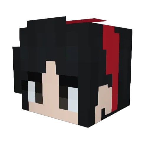 Grd___ Minecraft avatar head, 3D render