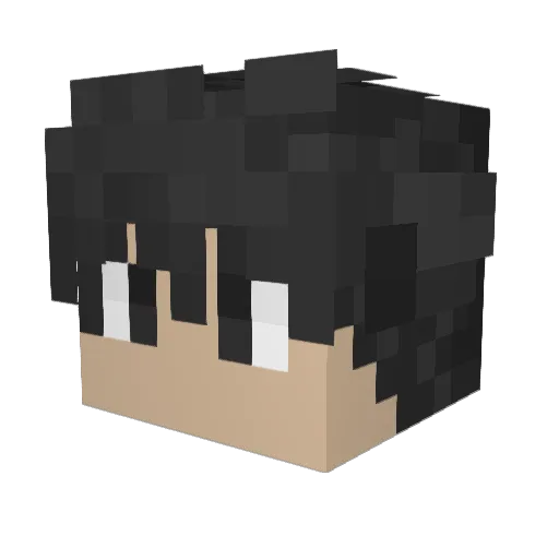 Gre4ka2k20 Minecraft avatar head, 3D render
