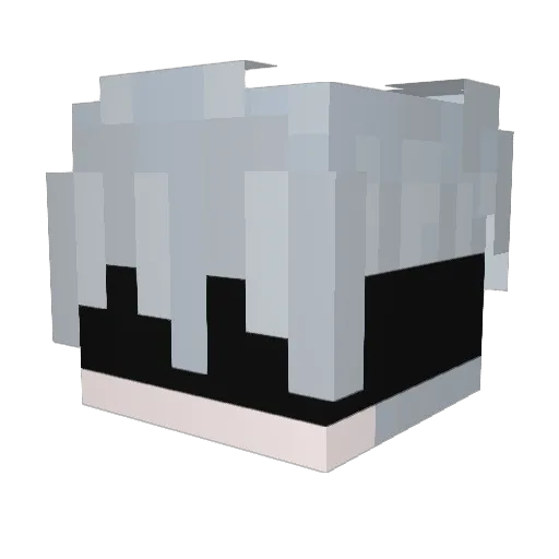 GreG_555 Minecraft avatar head, 3D render