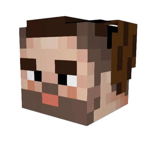 Grealish47 Minecraft avatar head, 3D render