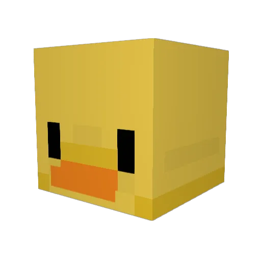 GreasyNOG Minecraft avatar head, 3D render