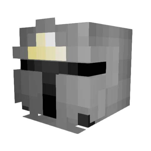 GreasySteak Minecraft avatar head, 3D render
