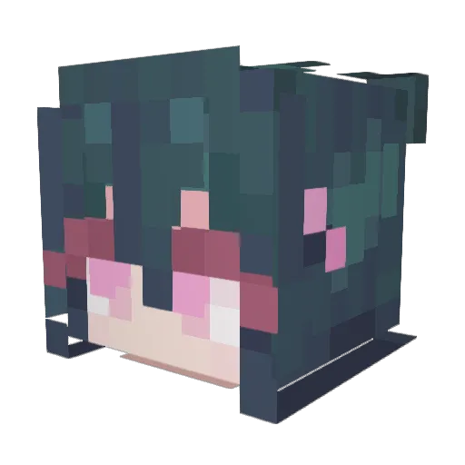 GreatBakerCaker Minecraft avatar head, 3D render