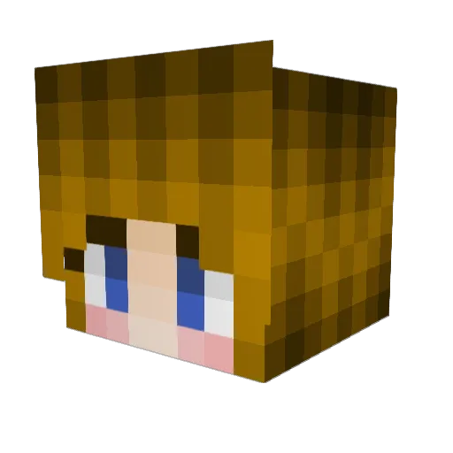 GreatGrace622 Minecraft avatar head, 3D render