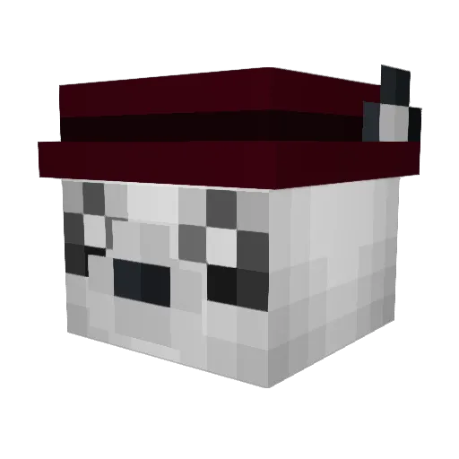 GreatGreven Minecraft avatar head, 3D render