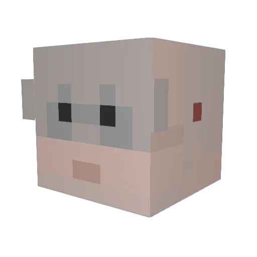 GreatKingOfEvil9 Minecraft avatar head, 3D render