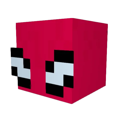 GreatLandini Minecraft avatar head, 3D render