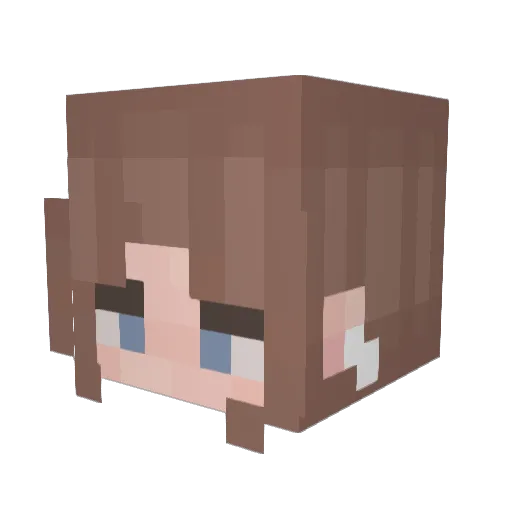 GreatPhoenix30 Minecraft avatar head, 3D render