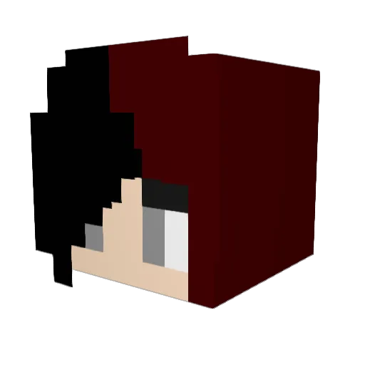 GreatSaiyaRye Minecraft avatar head, 3D render