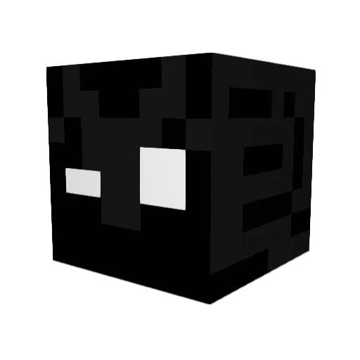 GreatSquale Minecraft avatar head, 3D render