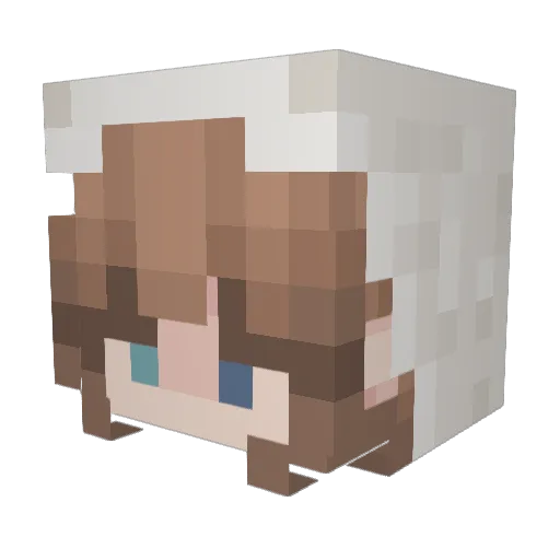 GreatThodric Minecraft avatar head, 3D render