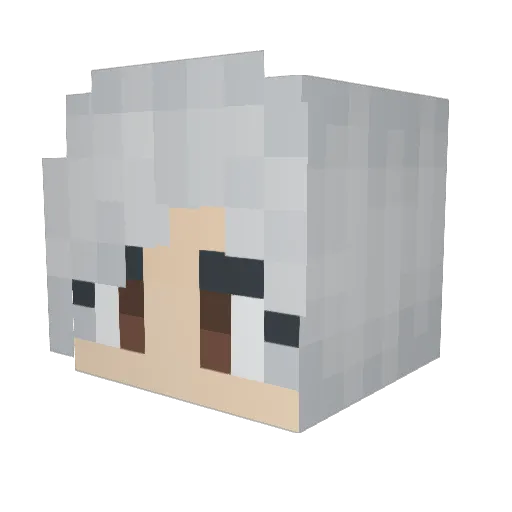 GreatWallBuilder Minecraft avatar head, 3D render