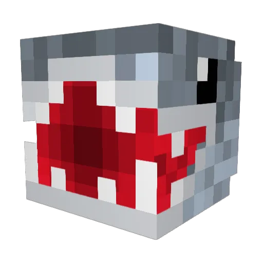 GreatWhite10900 Minecraft avatar head, 3D render