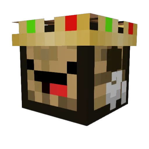 Great_Crafter Minecraft avatar head, 3D render