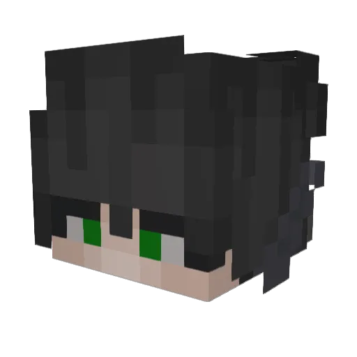 Great_XD Minecraft avatar head, 3D render
