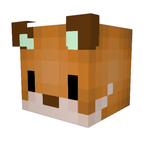 Greataxe34 Minecraft avatar head, 3D render