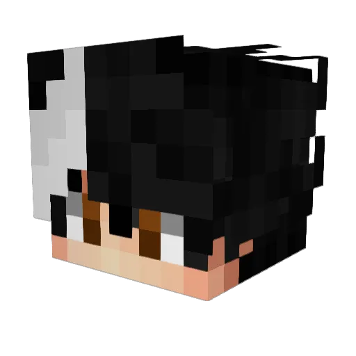 GreatestFisher Minecraft avatar head, 3D render