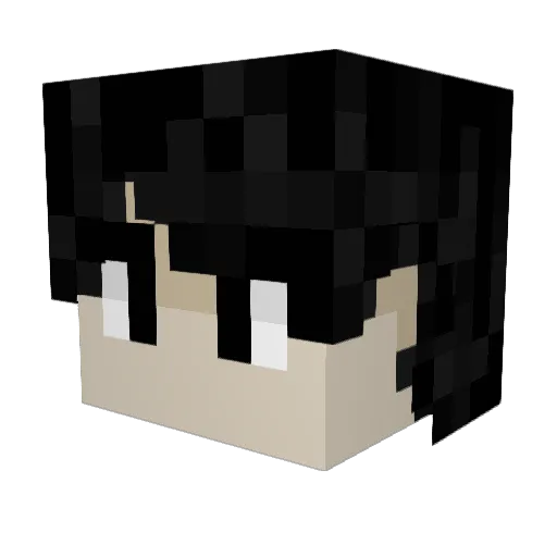 Greatfrog99 Minecraft avatar head, 3D render