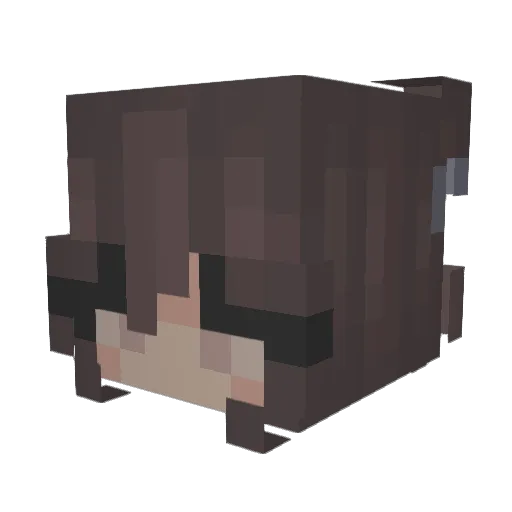 GreatnessAchieve Minecraft avatar head, 3D render