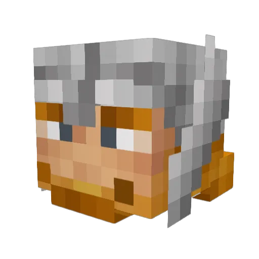 GreatwallOfTam Minecraft avatar head, 3D render