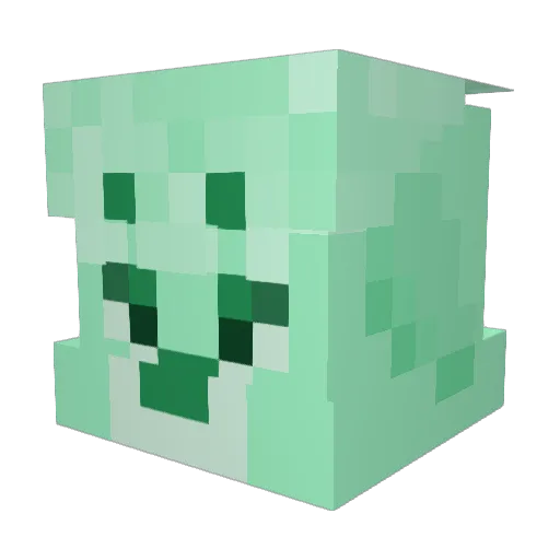 GreazyGreazy Minecraft avatar head, 3D render