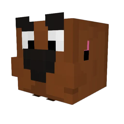 Greb_ok Minecraft avatar head, 3D render