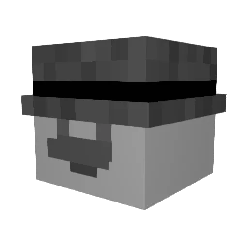 GrebesTheBird Minecraft avatar head, 3D render