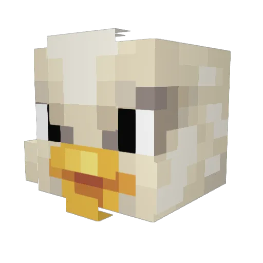 Grebz_Trebz Minecraft avatar head, 3D render