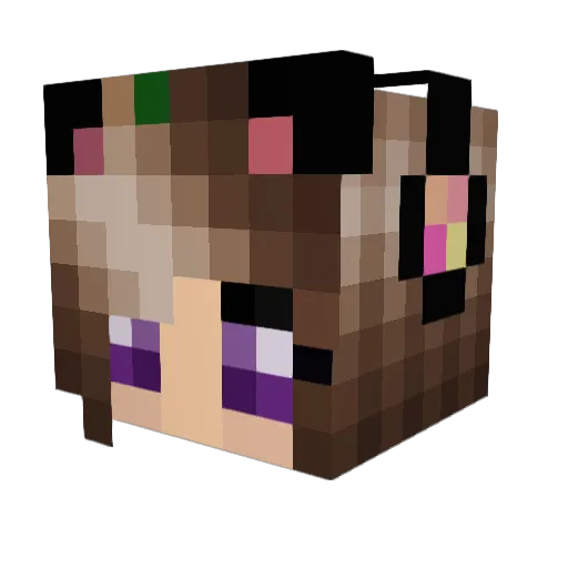 Grece1978 Minecraft avatar head, 3D render
