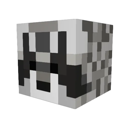 Greeb0 Minecraft avatar head, 3D render