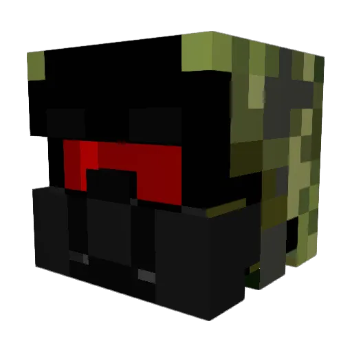 Greecy_20 Minecraft avatar head, 3D render