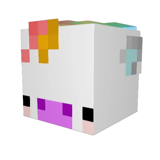 GreedPacket Minecraft avatar head, 3D render