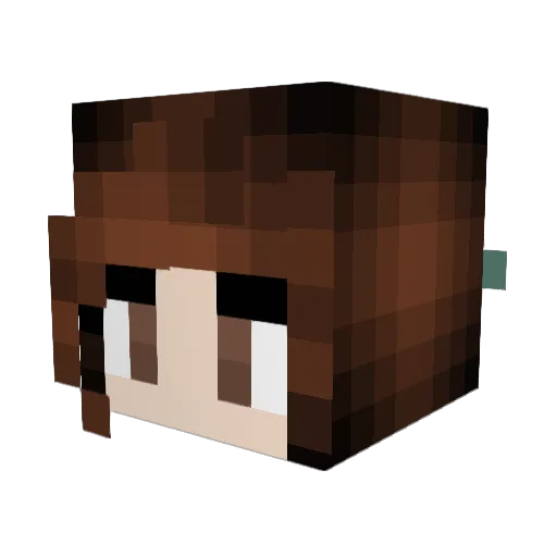 GreedyLilGremlin Minecraft avatar head, 3D render