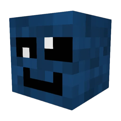 GreedySquid54 Minecraft avatar head, 3D render