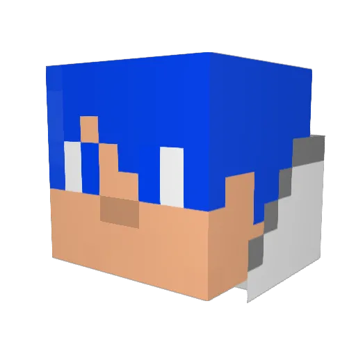 Greek0925 Minecraft avatar head, 3D render