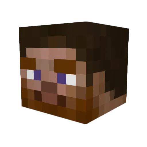 GreekFreak59 Minecraft avatar head, 3D render
