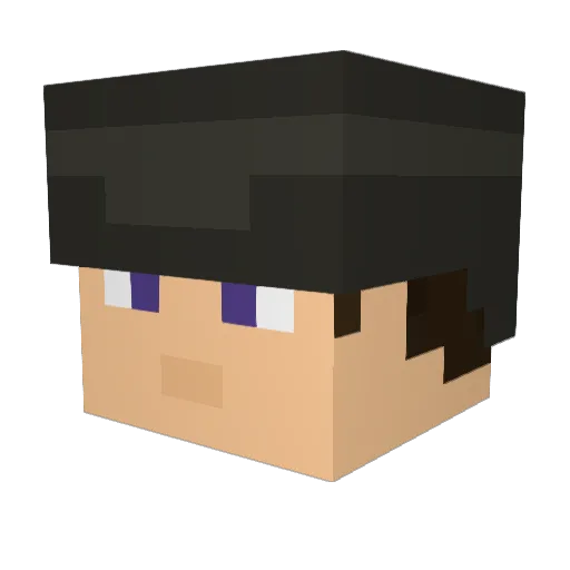 Greekboygeo Minecraft avatar head, 3D render