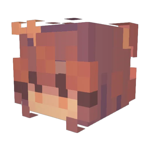 Greekgeek46 Minecraft avatar head, 3D render