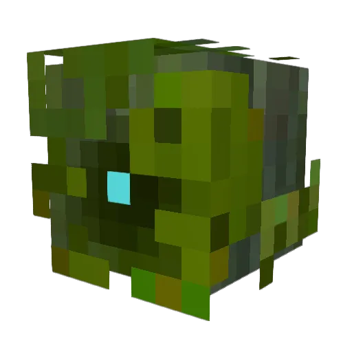 Green071 Minecraft avatar head, 3D render