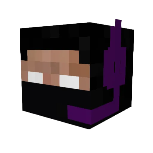 GreenAlien777 Minecraft avatar head, 3D render